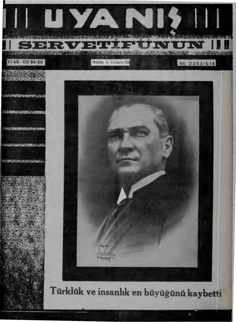 10 Kasım 1938'in gazete manşetleri: Atatürk'ün ölümü böyle duyuruldu - Resim: 13