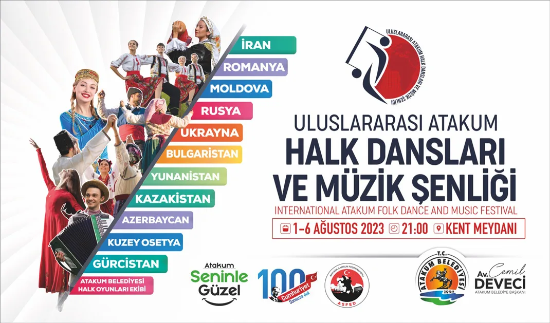 Uluslararası Halk Dansları Toplulukları Atakum’da buluşuyor