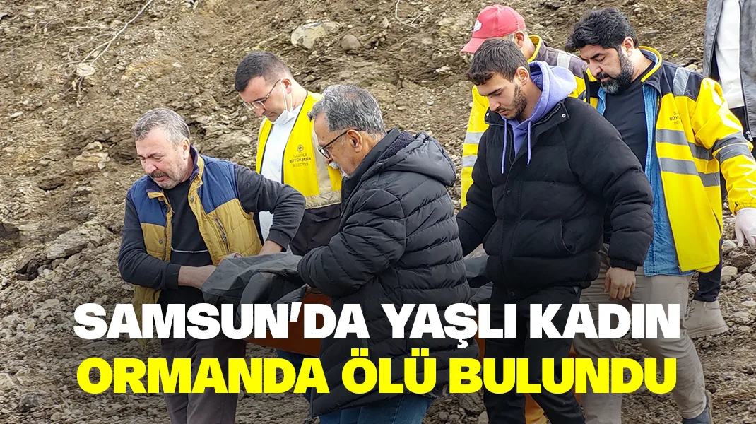 Samsun’da yaşlı kadın ormanda ölü bulundu