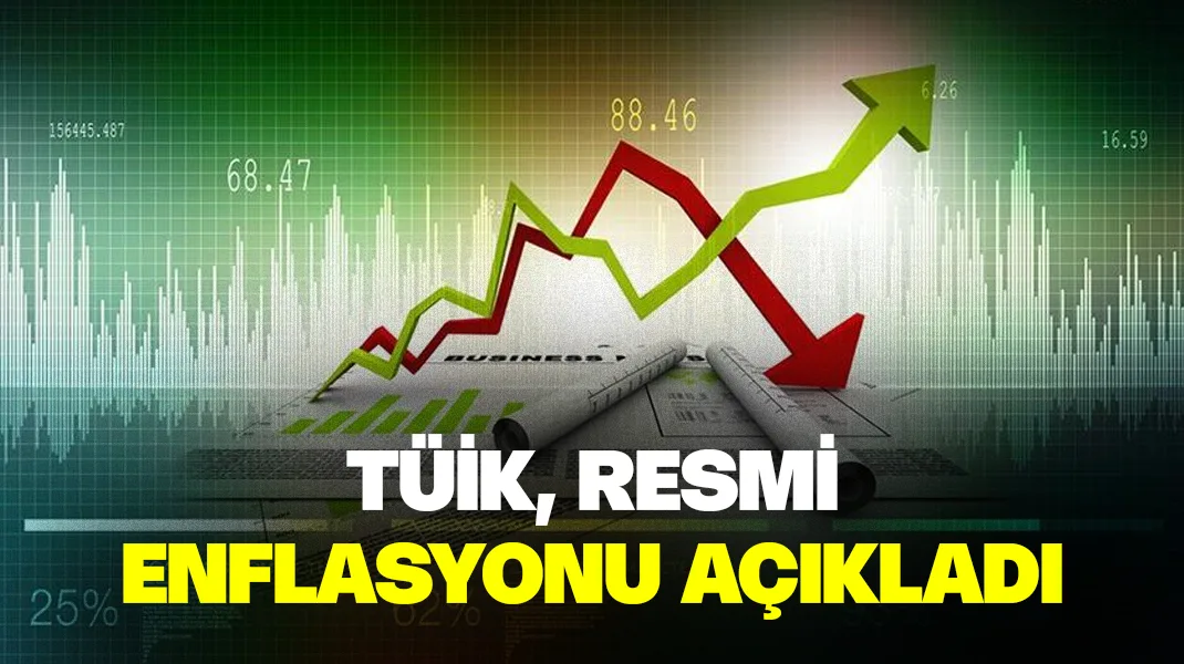 TÜİK, resmi enflasyonu açıkladı