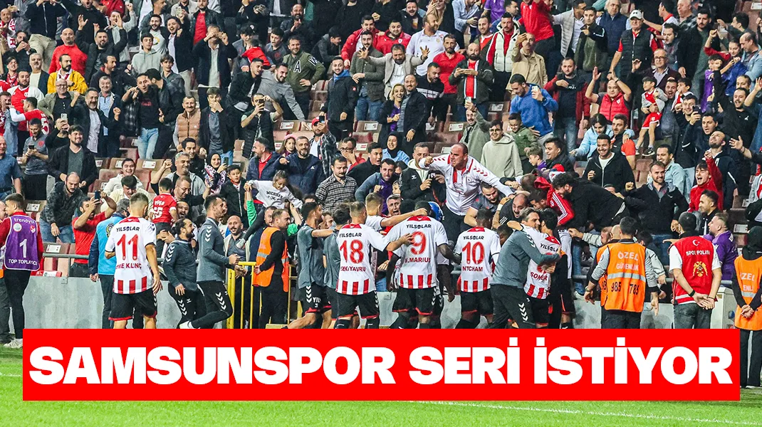 Samsunspor, seri istiyor