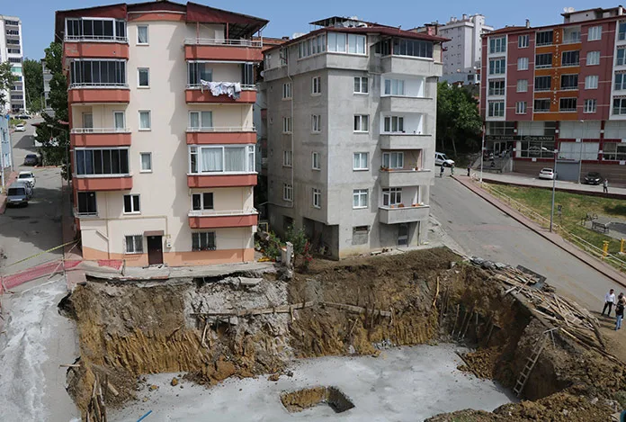 Samsun’da panik: 2 bina boşaltıldı