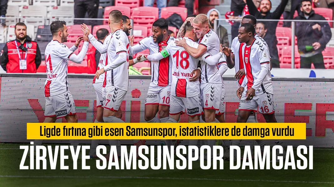 Zirveye Samsunspor damgası