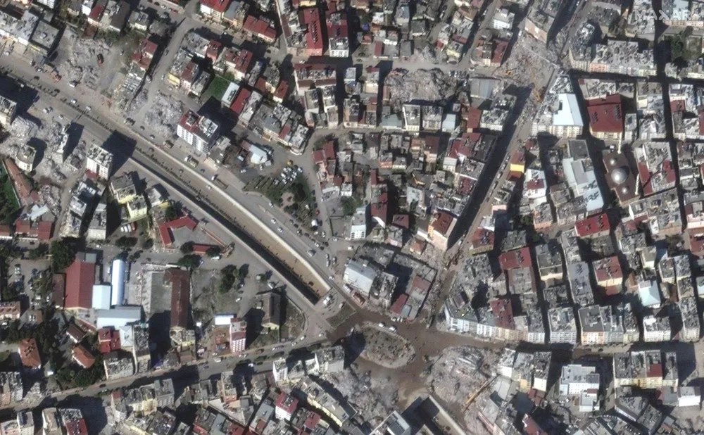 Depreme ilişkin yeni uydu görüntüleri paylaşıldı - 7