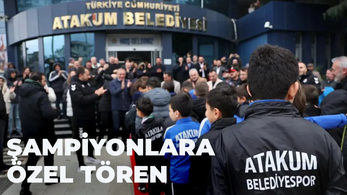 Atakum Belediyesinden şampiyonlara coşkulu karşılama