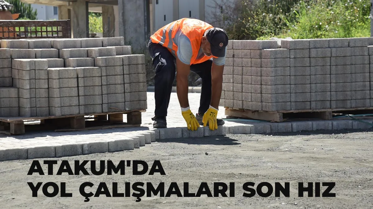 Atakum Belediyesi ekipleri yol çalışmalarına son hız devam ediyor