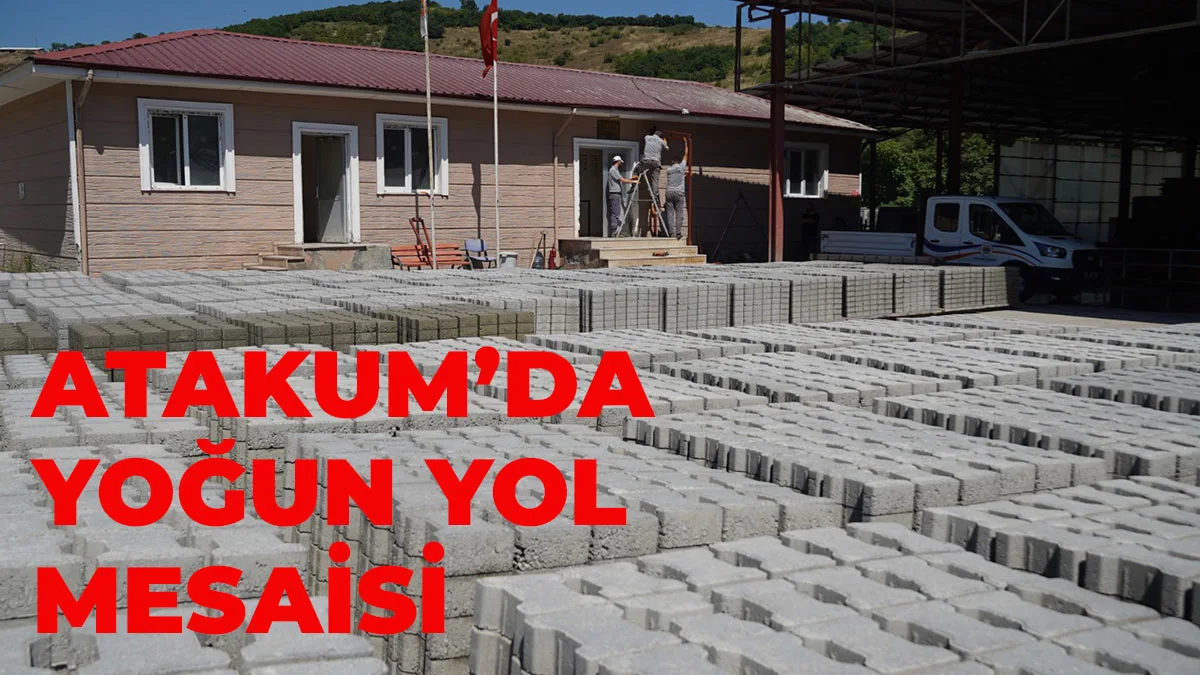 Atakum Belediyesi ekiplerinin kesintisiz yol mesaisi