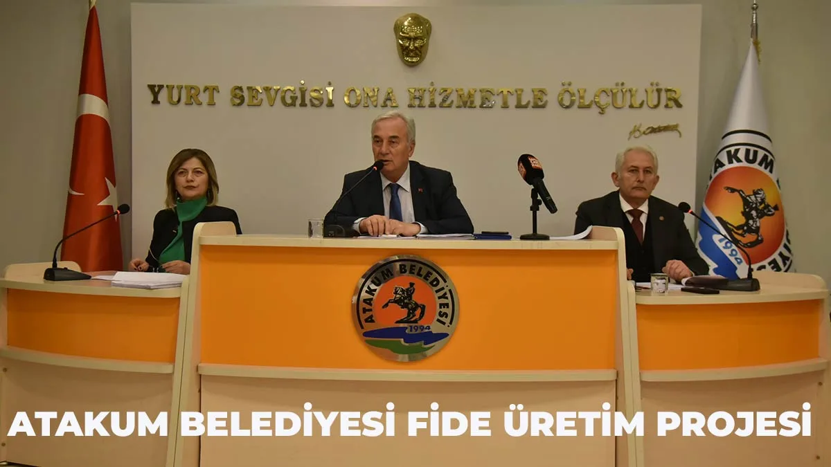 Atakum Belediyesi Fide Üretim Serası kuruluyor