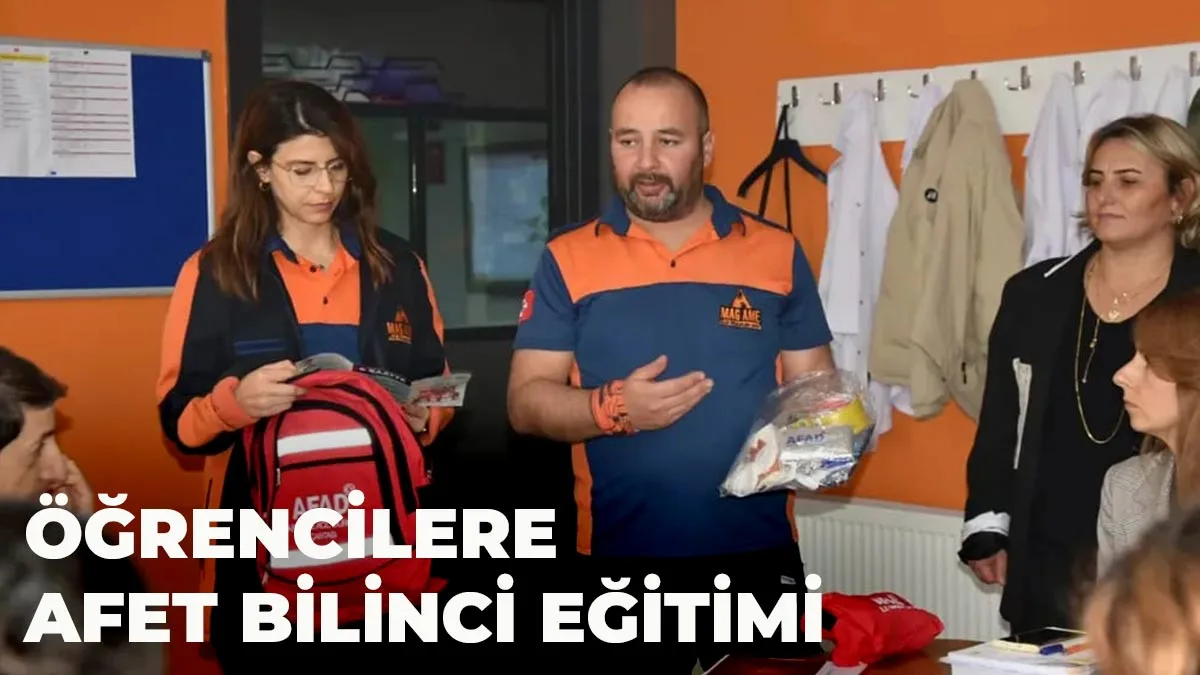 Atakumlu öğrencilere ‘Afet Bilinci Eğitimi’ verildi