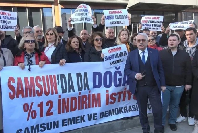 Samsun’da doğal gaz isyanı: İndirim ve erteleme istediler