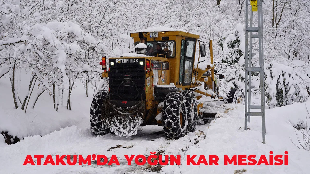 Atakum Belediyesi ekiplerinin yoğun saha mesaisi