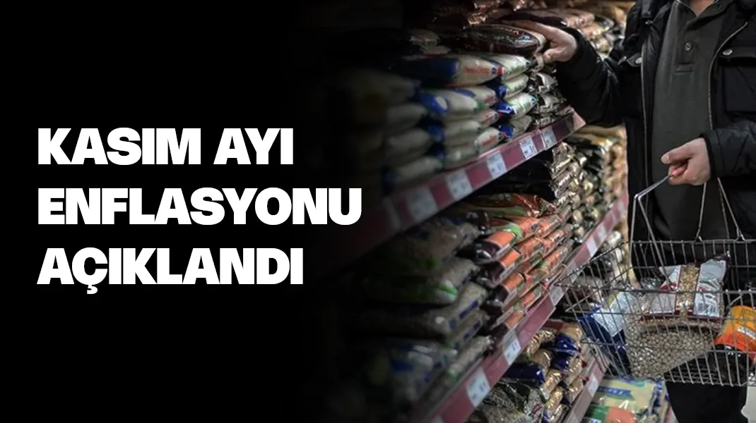 TÜİK, Kasım ayı enflasyonunu açıkladı