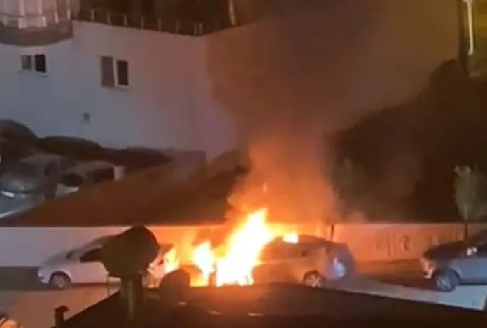 Mersin’de Ülkü Ocakları Başkanı’nın aracı kundaklandı