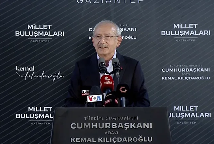 Kemal Kılıçdaroğlu Gaziantep’te: “Bu binaların hepsi yapılacak, depremzedelerden 5 kuruş alınmayacak”