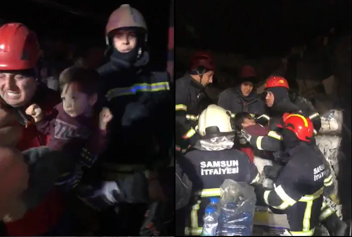 Elbistan’da depremden saatler sonra 5 ve 10 yaşlarında iki çocuk kurtarıldı
