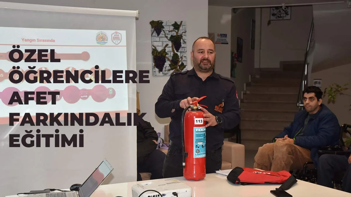 Atakum Belediyesinden özel gereksinimli bireylere yönelik afet farkındalık eğitimi