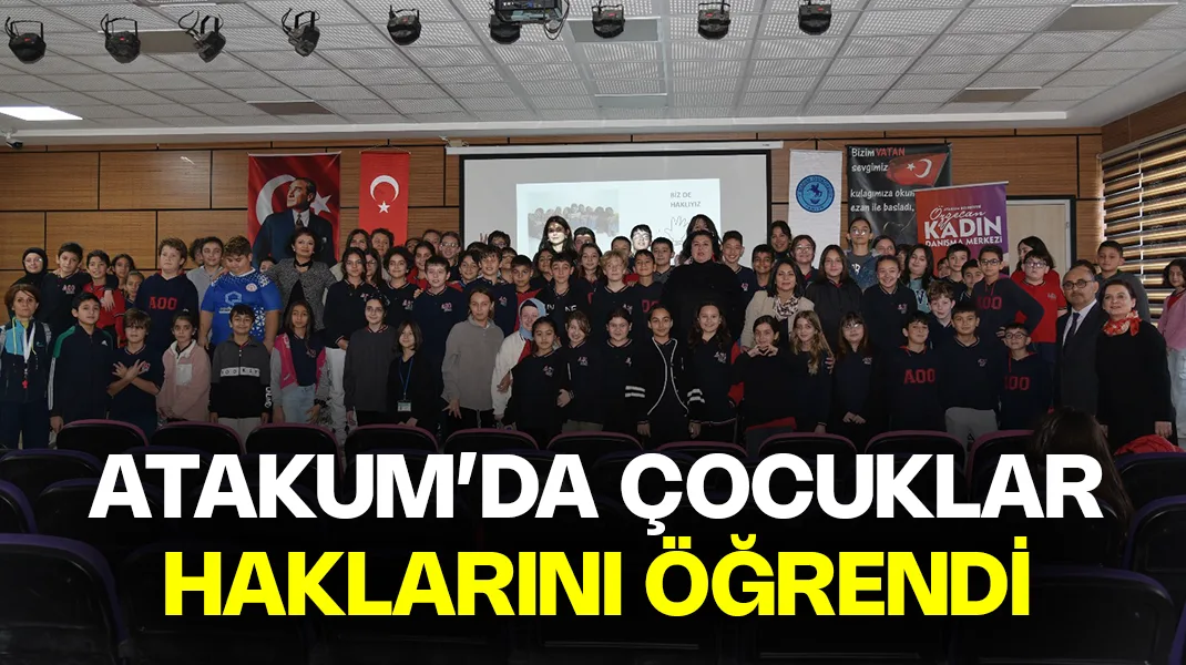 Atakum’da çocuklar haklarını öğrendi