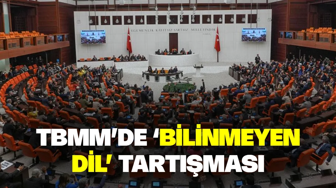 TBMM’de ‘bilinmeyen dil’ tartışması