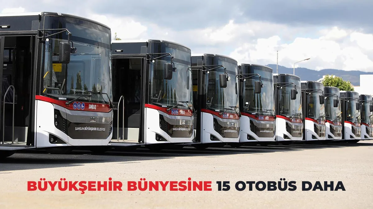 Büyükşehir Bünyesine 15 Otobüs Daha