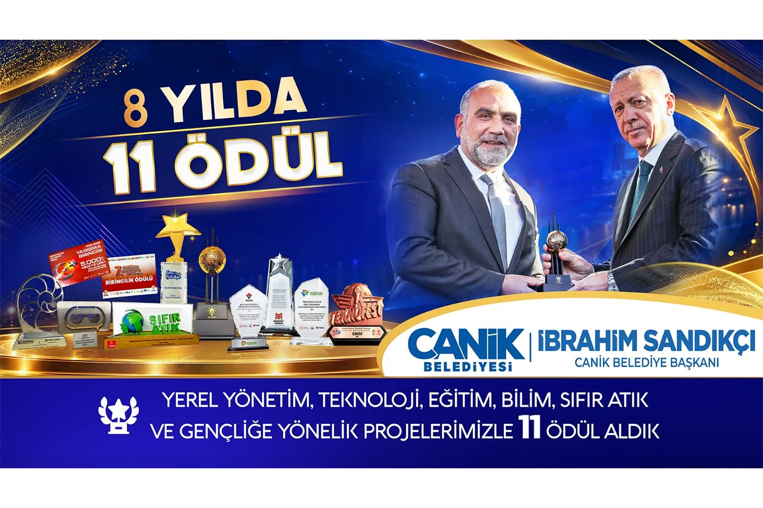 Canik Belediyesi Ödüllere Doymuyor